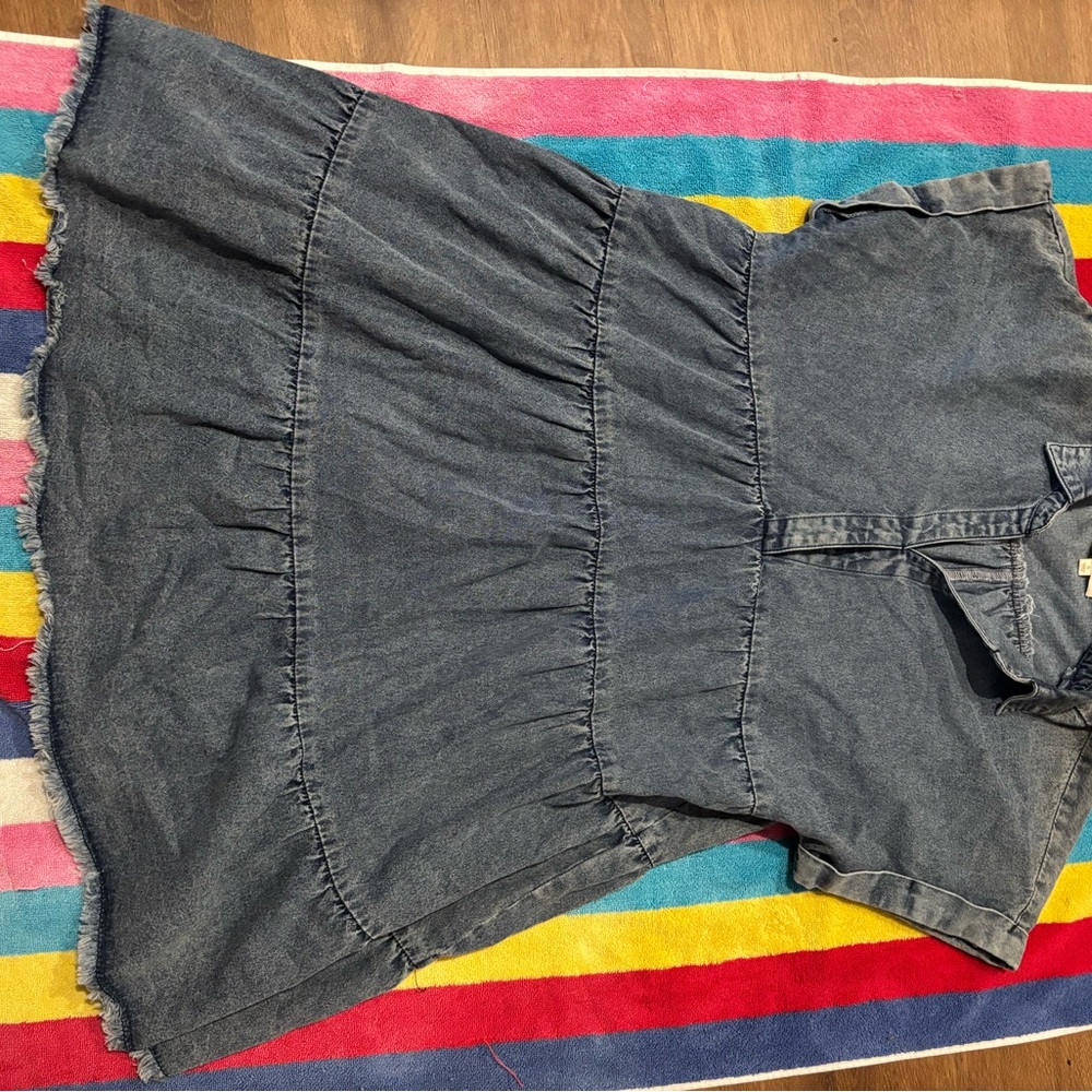 Umgee Blue Denim Dress